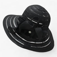 Sombrero de sol elegante para mujer de organza – Mirielle
