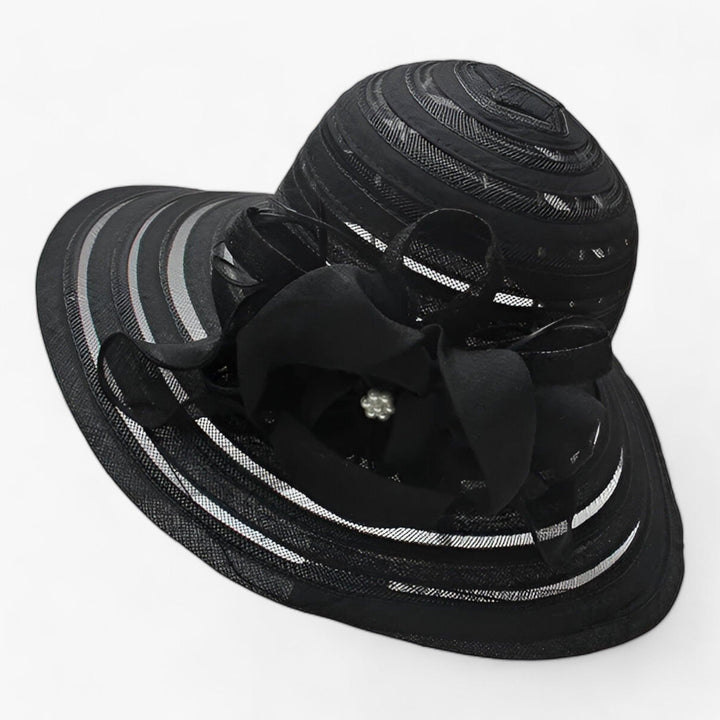 Sombrero de sol elegante para mujer de organza – Mirielle