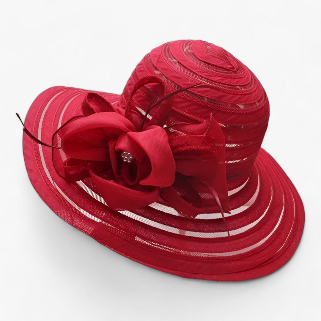 Sombrero de sol elegante para mujer de organza – Mirielle