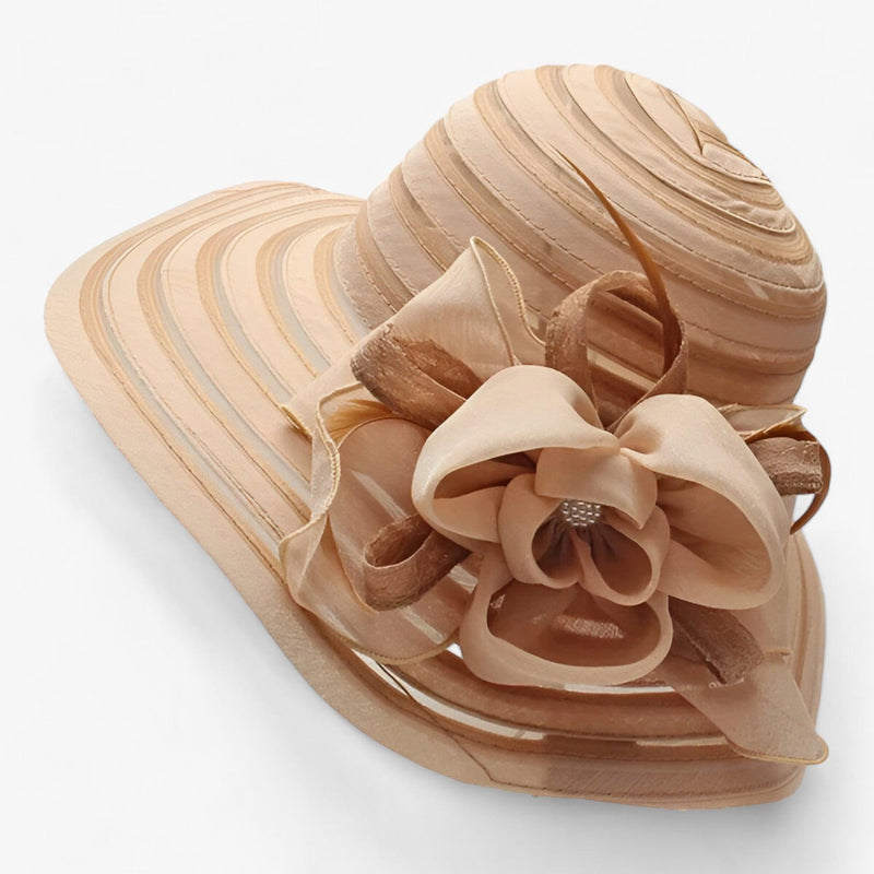Sombrero de sol elegante para mujer de organza – Mirielle