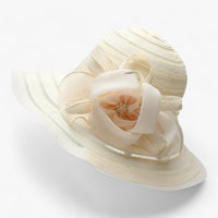 Sombrero de sol elegante para mujer de organza – Mirielle