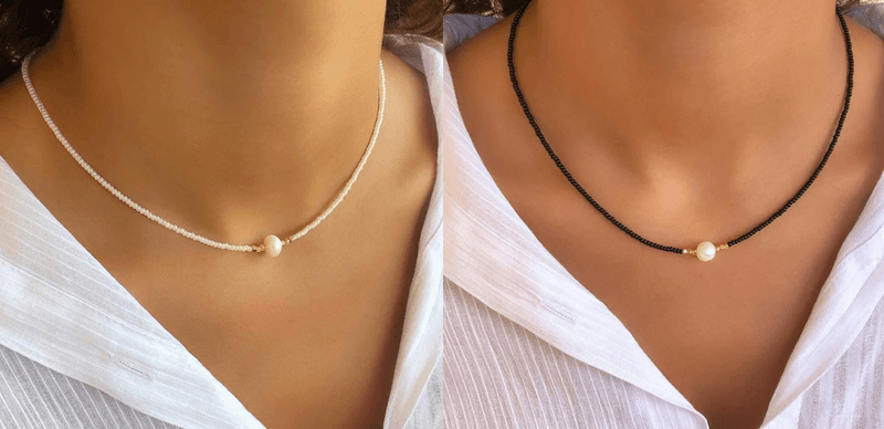Elegant Pearl Necklace (1+1 Free) – LuxeParel
