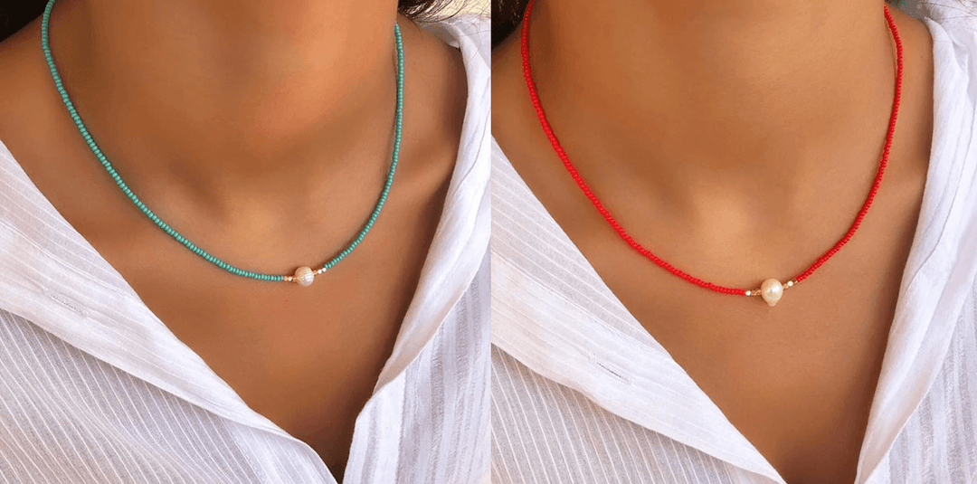 Elegant Pearl Necklace (1+1 Free) – LuxeParel