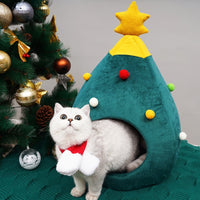 Cat Bed Christmas Tree – FestivePurr