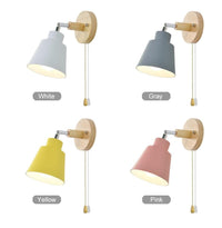 Wall lamp with pull switch - TwistGlow