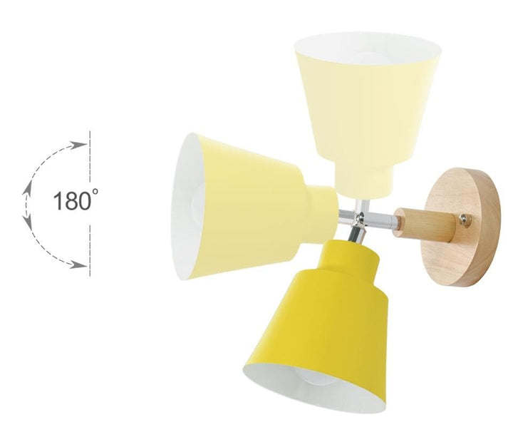 Wall lamp with pull switch - TwistGlow
