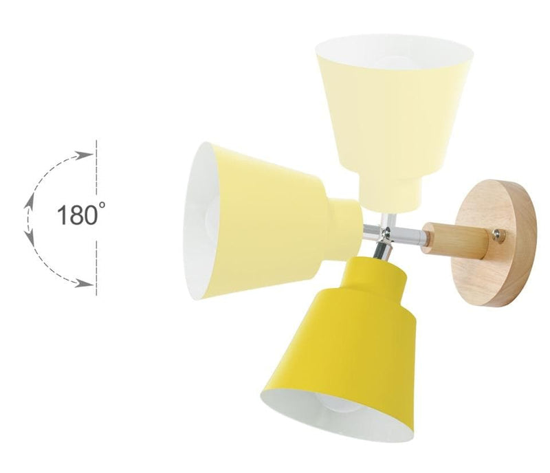 Wall lamp with pull switch - TwistGlow