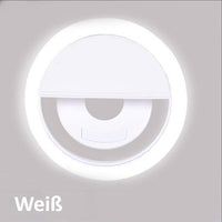 Bærbart Selfie-Ringlys - GlowSnap