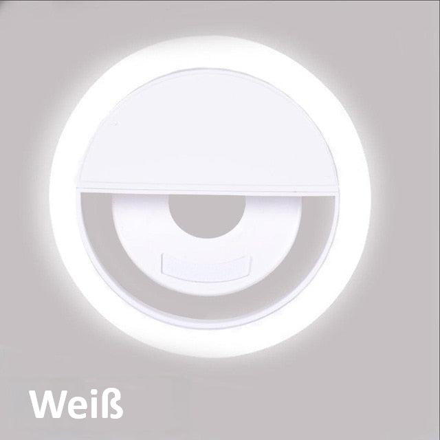 Bærbart Selfie-Ringlys - GlowSnap