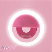 Bærbart Selfie-Ringlys - GlowSnap