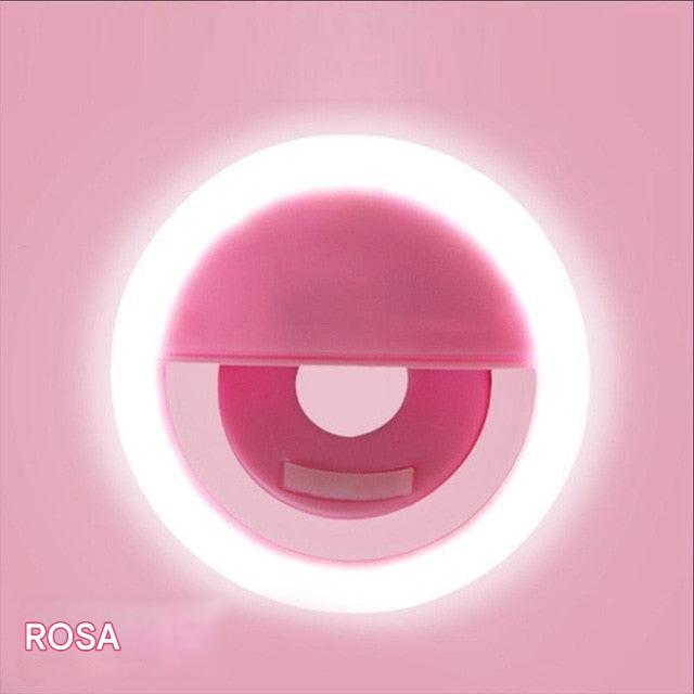 Bærbart Selfie-Ringlys - GlowSnap