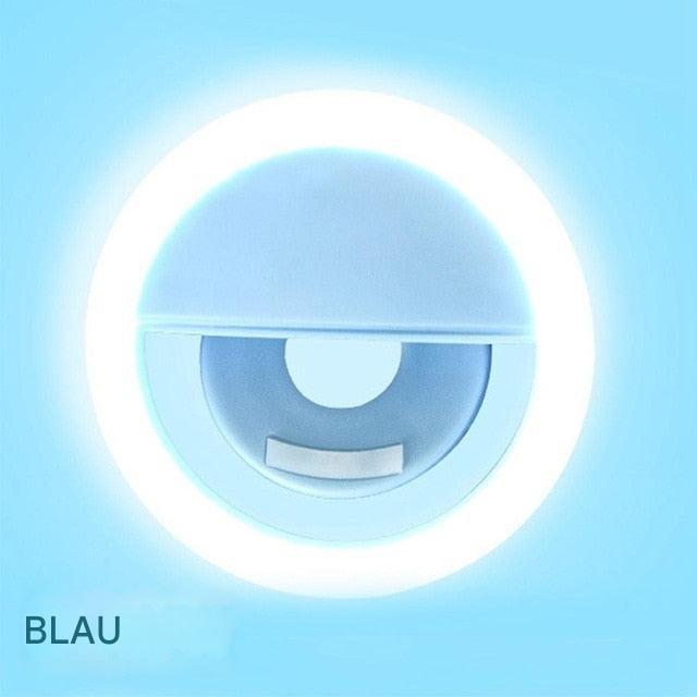 Bærbart Selfie-Ringlys - GlowSnap