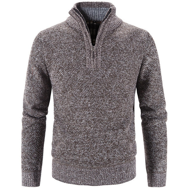 Stylish men's pullover with half zipper – SummitCraft