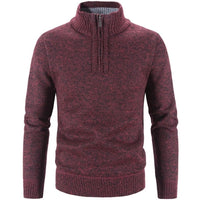 Stylish men's pullover with half zipper – SummitCraft