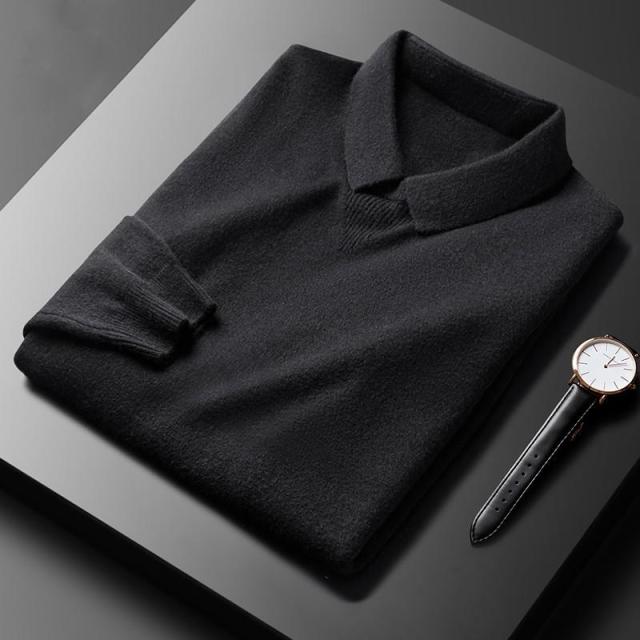 Jersey de polo de cachemira – LuxeRetro
