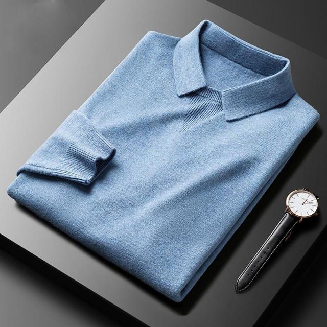 Jersey de polo de cachemira – LuxeRetro