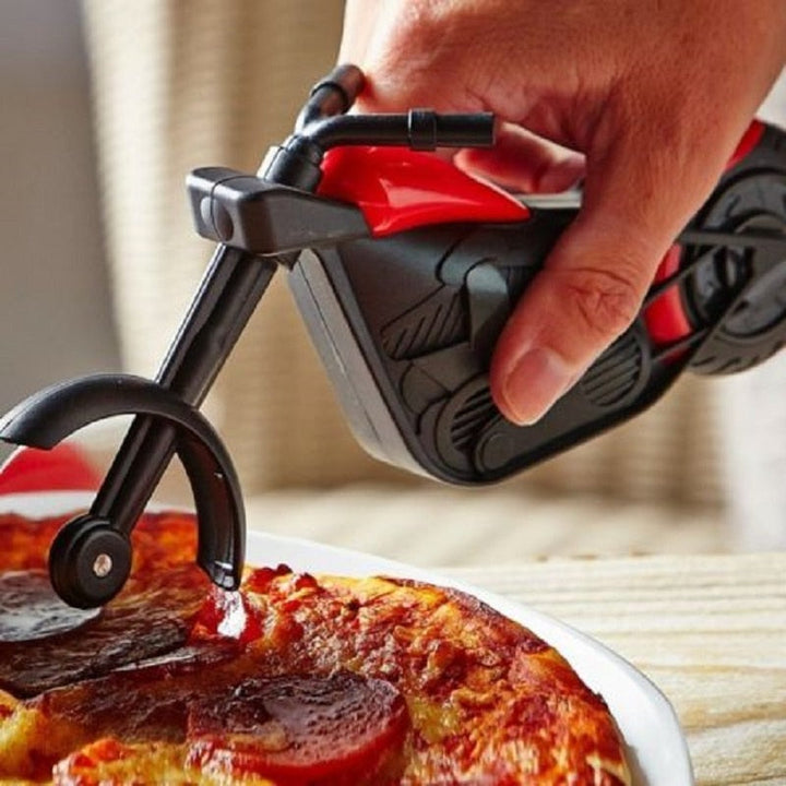 Cortador de pizza de lujo estilo motocicleta – MotoSlice