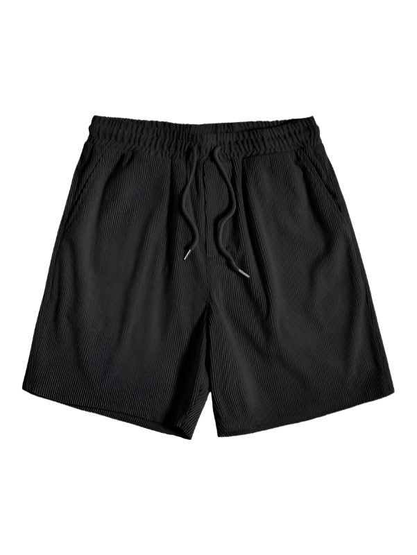 Trendy Men's Summer Set with Stripe Look - Beach Style