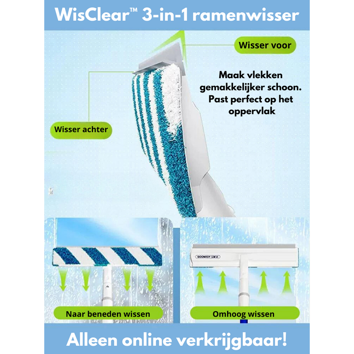 Funktionaler 3-in-1 Fensterwischer – ClearView