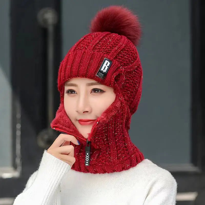 Balaclava de punto para mujer - Amara