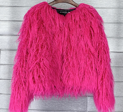 Elegante abrigo de piel sintética para mujer – Soraya