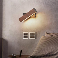 Rotatable Wooden LED Wall Lamp - Jasper