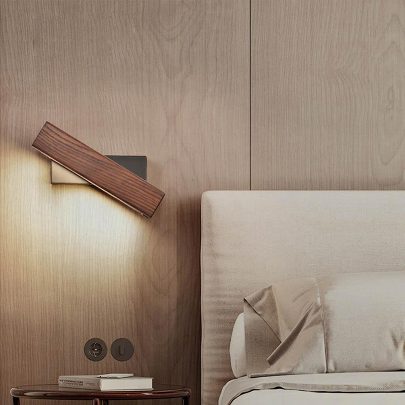 Rotatable Wooden LED Wall Lamp - Jasper