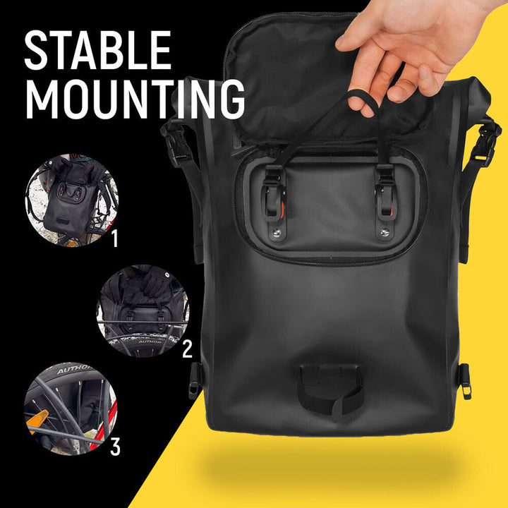 3-in-1 Bicycle Bag for Luggage Rack - Max