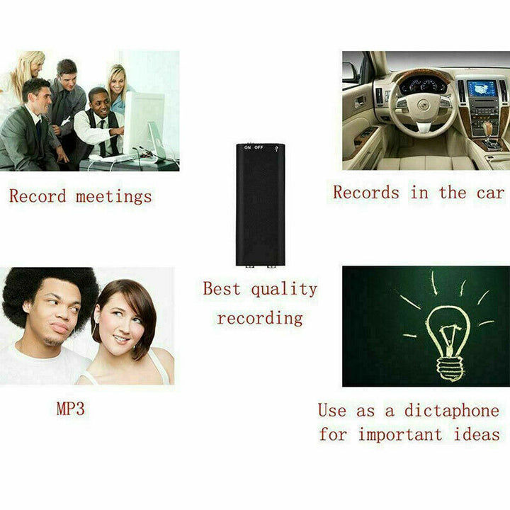 Mini voice recorder with 8GB memory & U-disk function – Vokaro