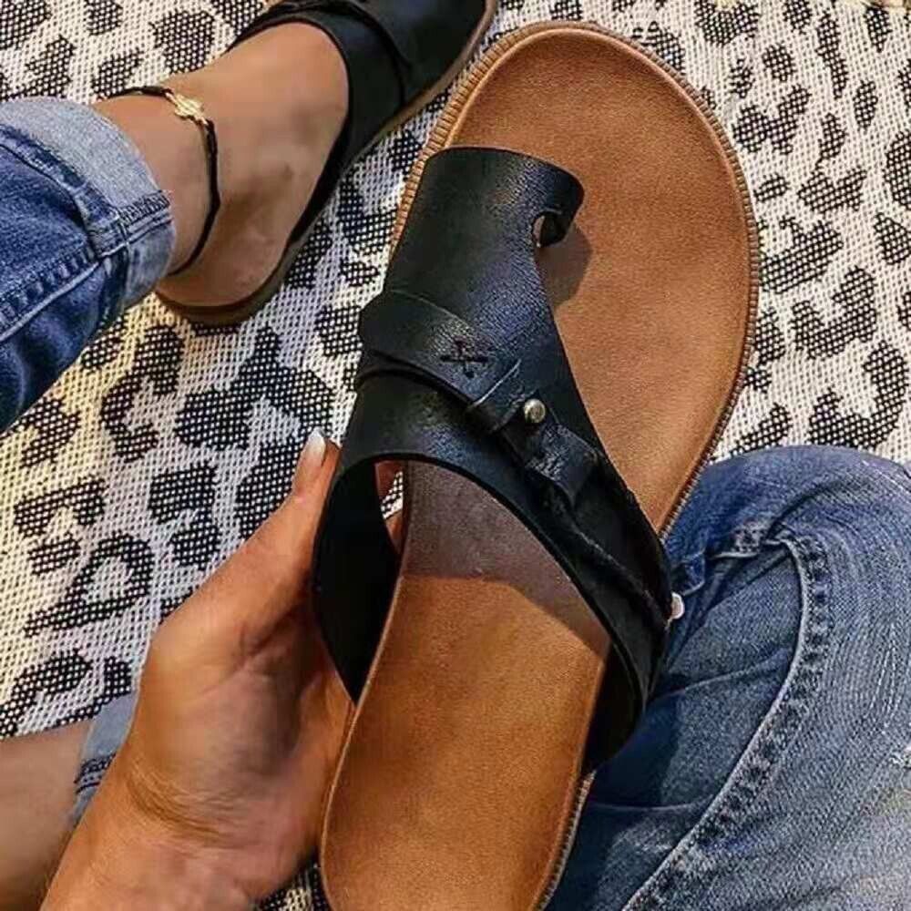 Orthopedic summer sandals with open toe area – Ziva