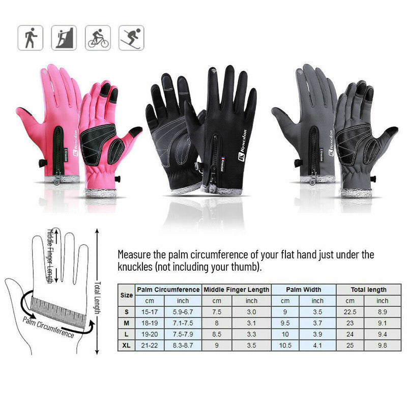 Touchscreen gloves | Warm, waterproof, and windproof