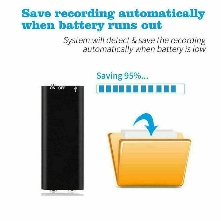 Mini voice recorder with 8GB memory & U-disk function – Vokaro
