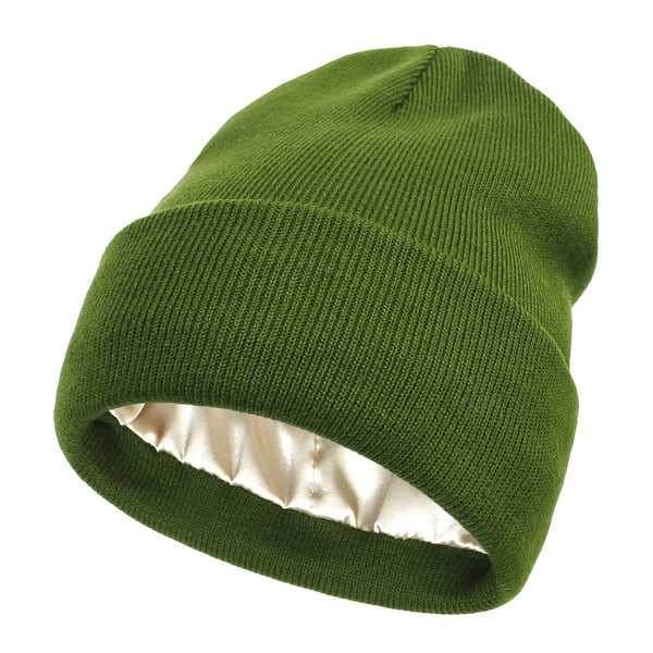 Winter hat with silk lining - Noor