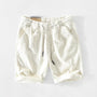 Sommer Herren Baumwollshorts mit Kordelzug – Leon