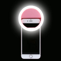 Bærbart Selfie-Ringlys - GlowSnap