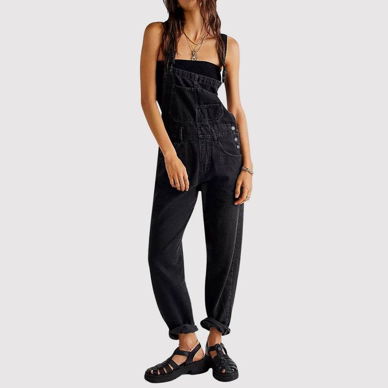 Denim Women's Overalls with Relaxed Fit – Serena