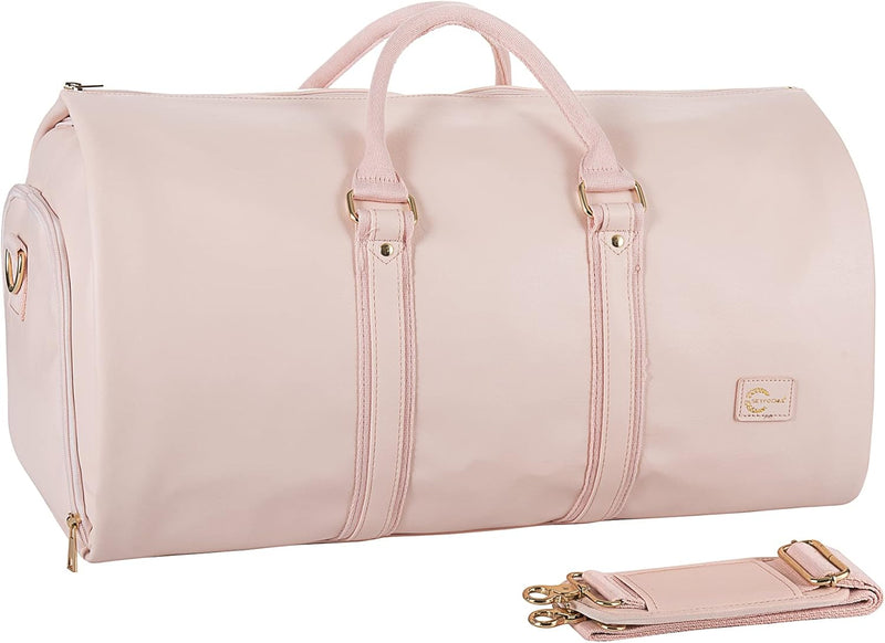 Konvertibel PU-lær klær duffel – håndbagasje weekender reiseveske