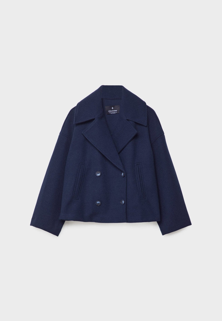 Autumn short jacket in double-breasted style – Clara
