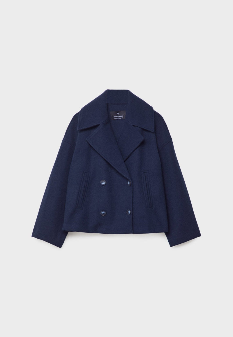 Autumn short jacket in double-breasted style – Clara