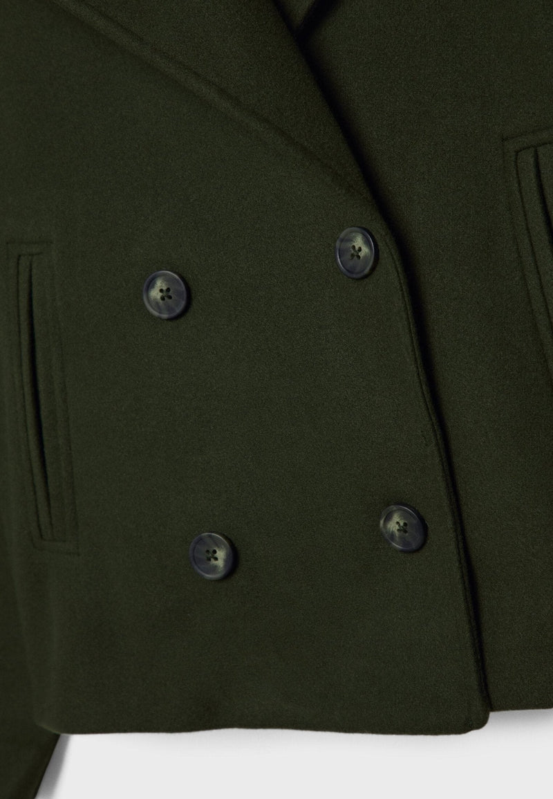 Autumn short jacket in double-breasted style – Clara