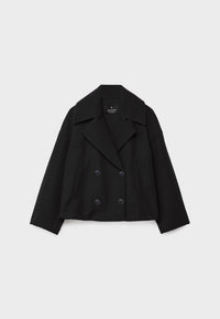 Autumn short jacket in double-breasted style – Clara