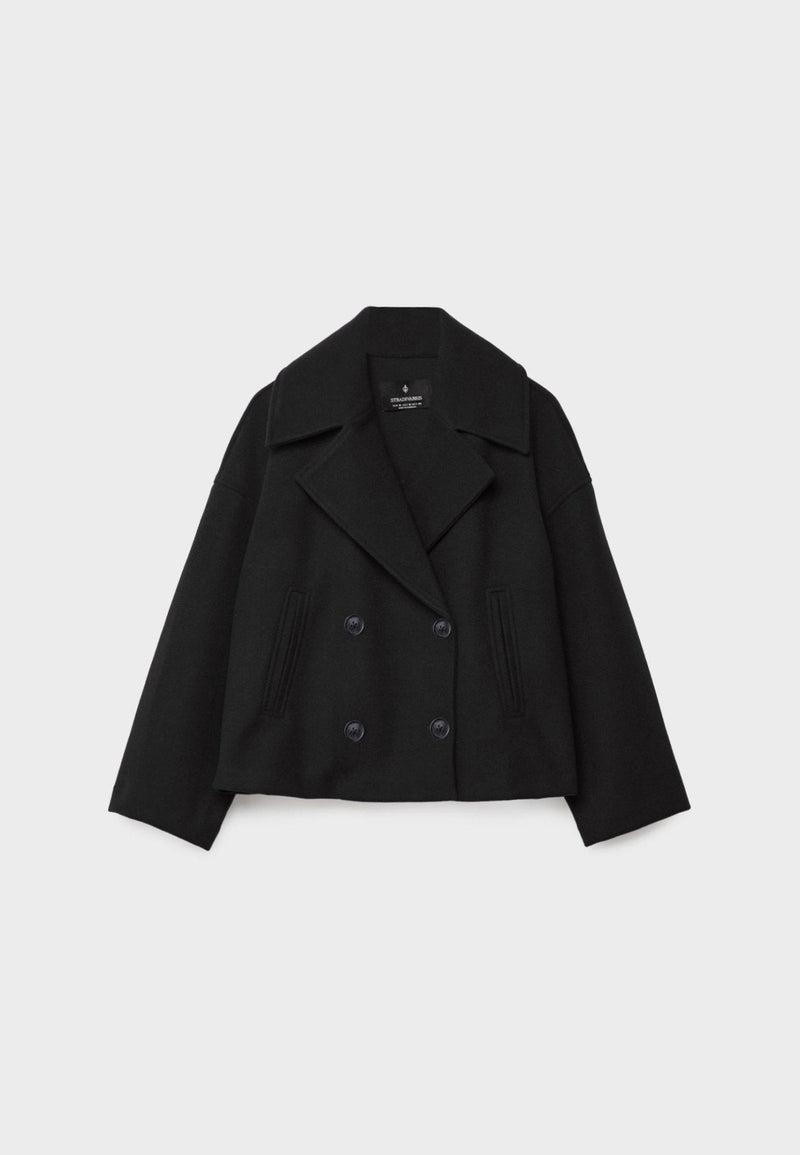 Autumn short jacket in double-breasted style – Clara