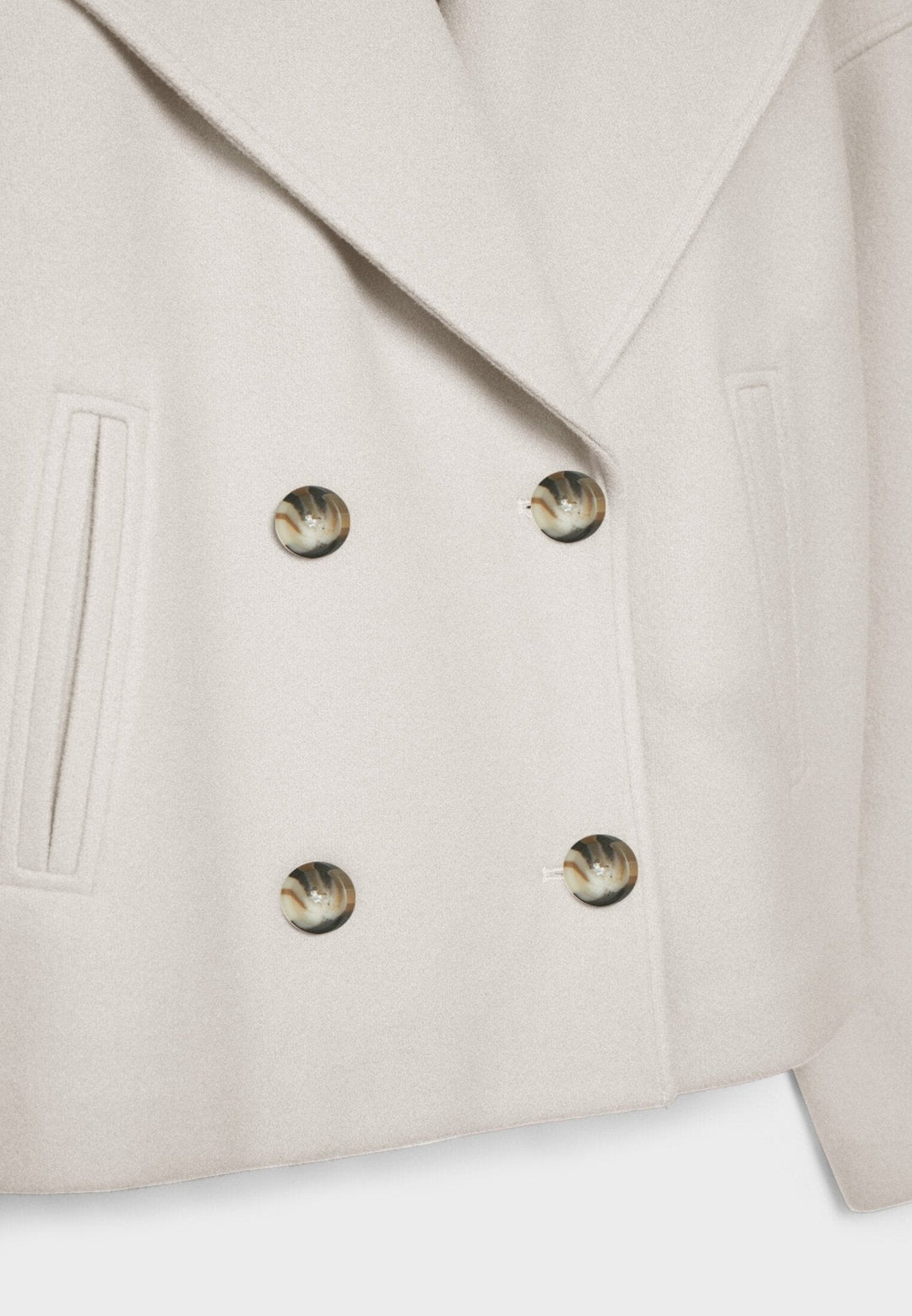 Autumn short jacket in double-breasted style – Clara