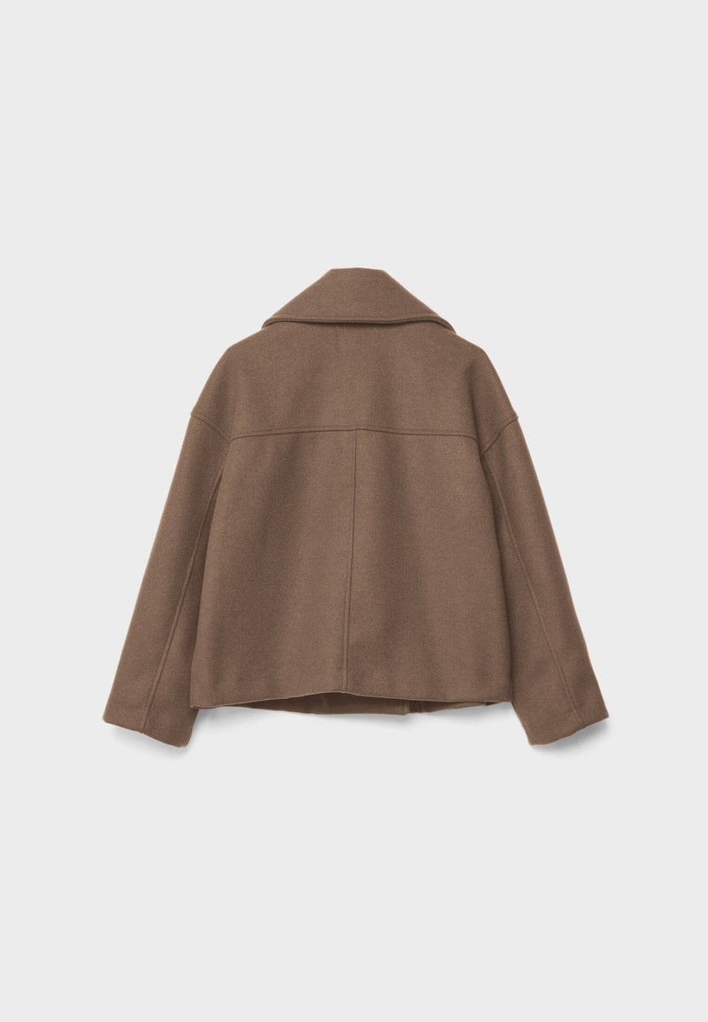 Autumn short jacket in double-breasted style – Clara