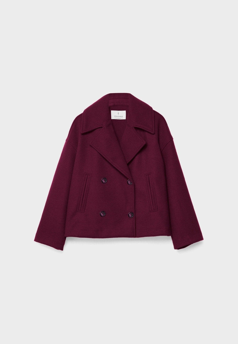 Autumn short jacket in double-breasted style – Clara