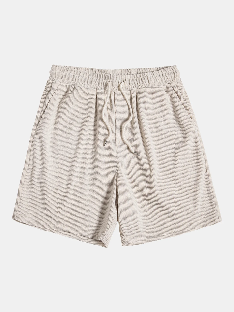 Stylish Men's Summer Set with Shirt and Corduroy Shorts - SommerKern