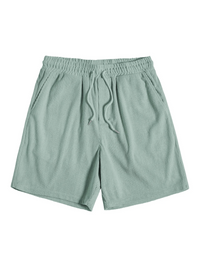 Stylish Men's Summer Set with Shirt and Corduroy Shorts - SommerKern