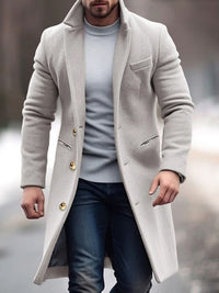 Men's Wool Blend Jacket for Autumn & Winter – Adrian