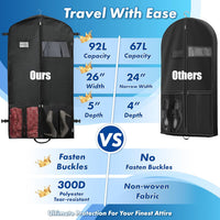 Heavy travel clothing bag with compartments – 1+1 FREE Limited offer