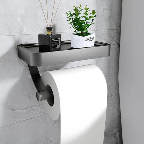 Portarrollos de papel higiénico con repisa – Stalux